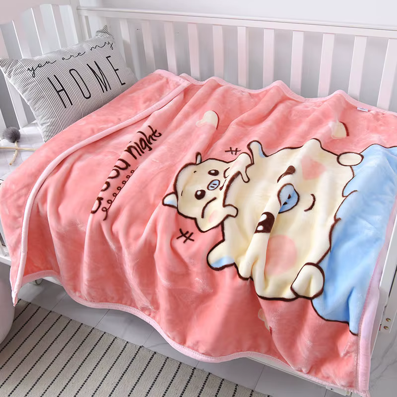 Manta bebé con dibujos animados – Suave y cálida para invierno - imagen 2