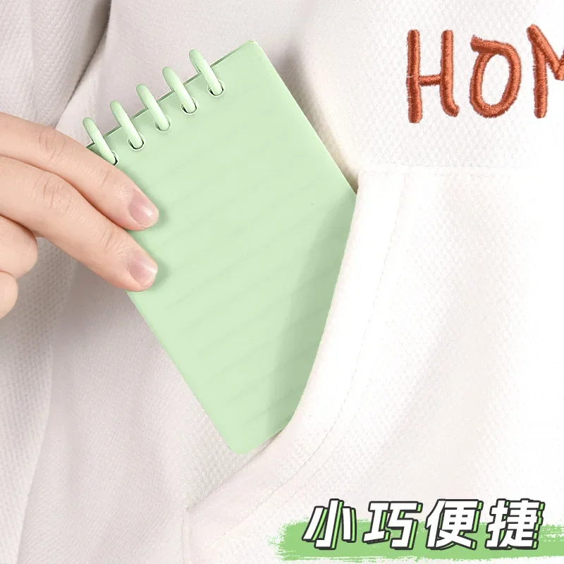 Cuaderno de bolsillo A7 cuadriculado con hojas sueltas - imagen 5