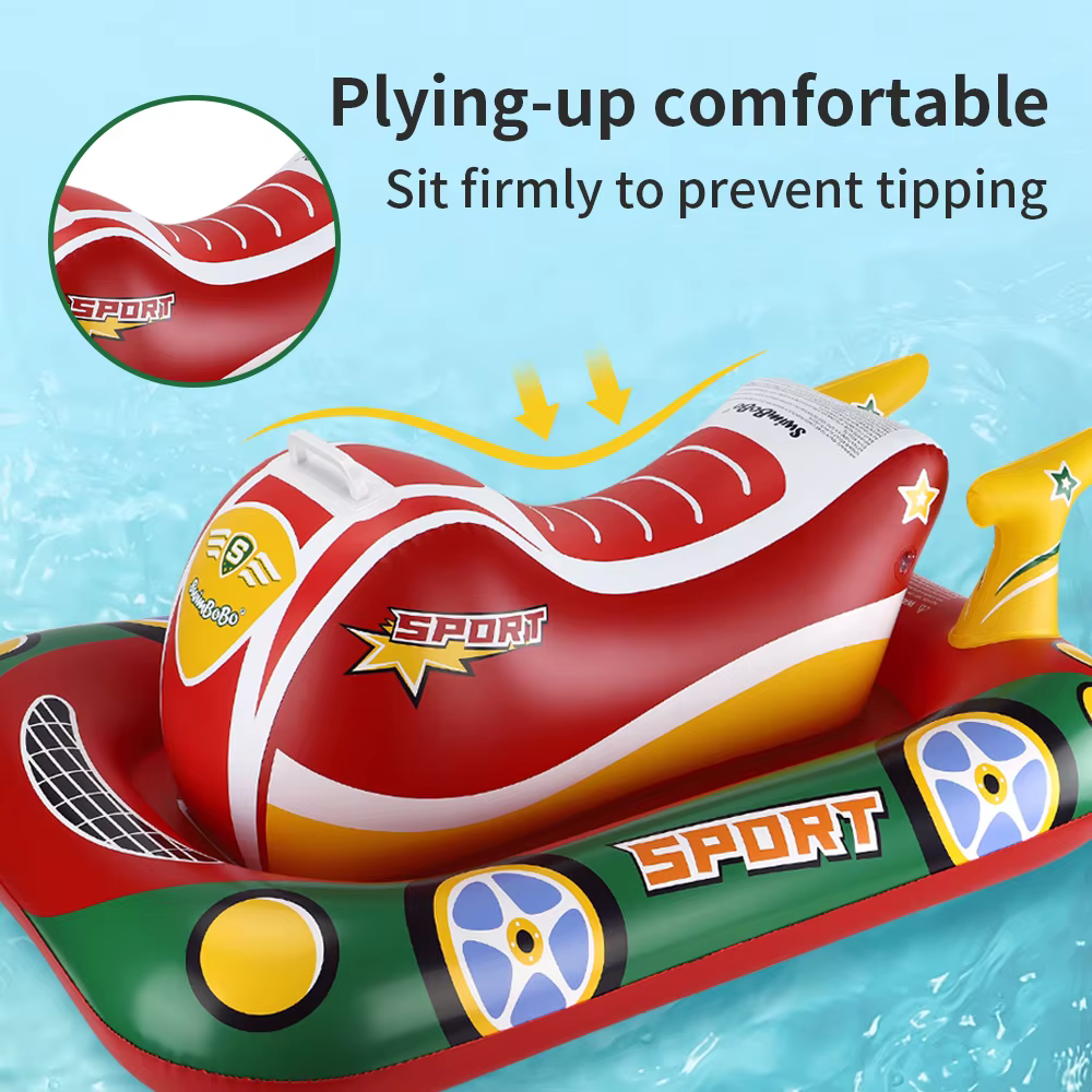 Swimbobo flotador asiento de natación inflable para bebés – Anillo - imagen 5