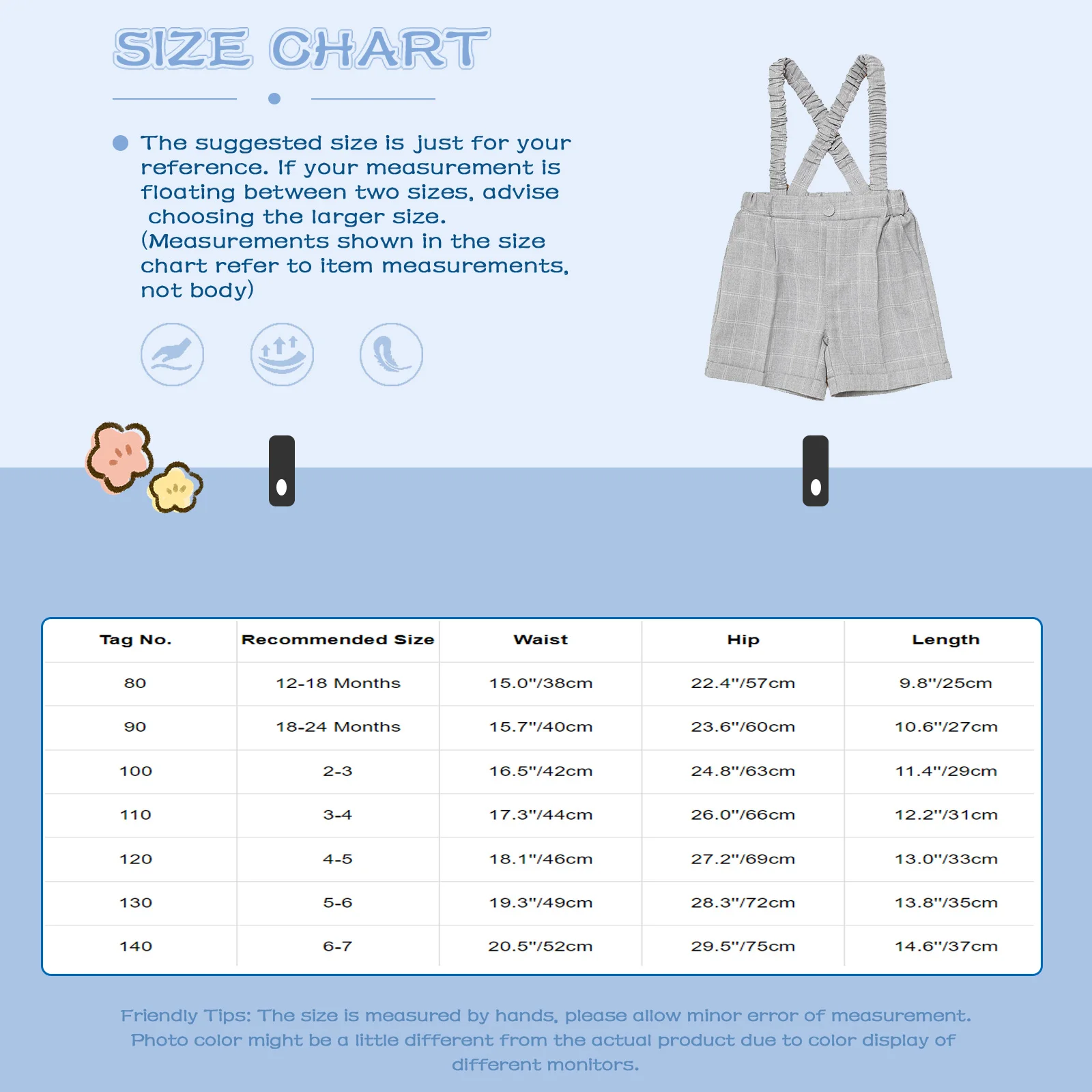 Mono de verano para bebé con pantalón corto y bolsillos tirantes - imagen 4