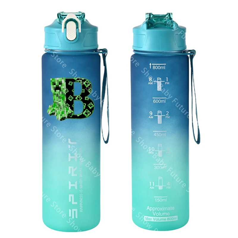 Botella con pajita Minecraft a prueba de fugas - imagen 2