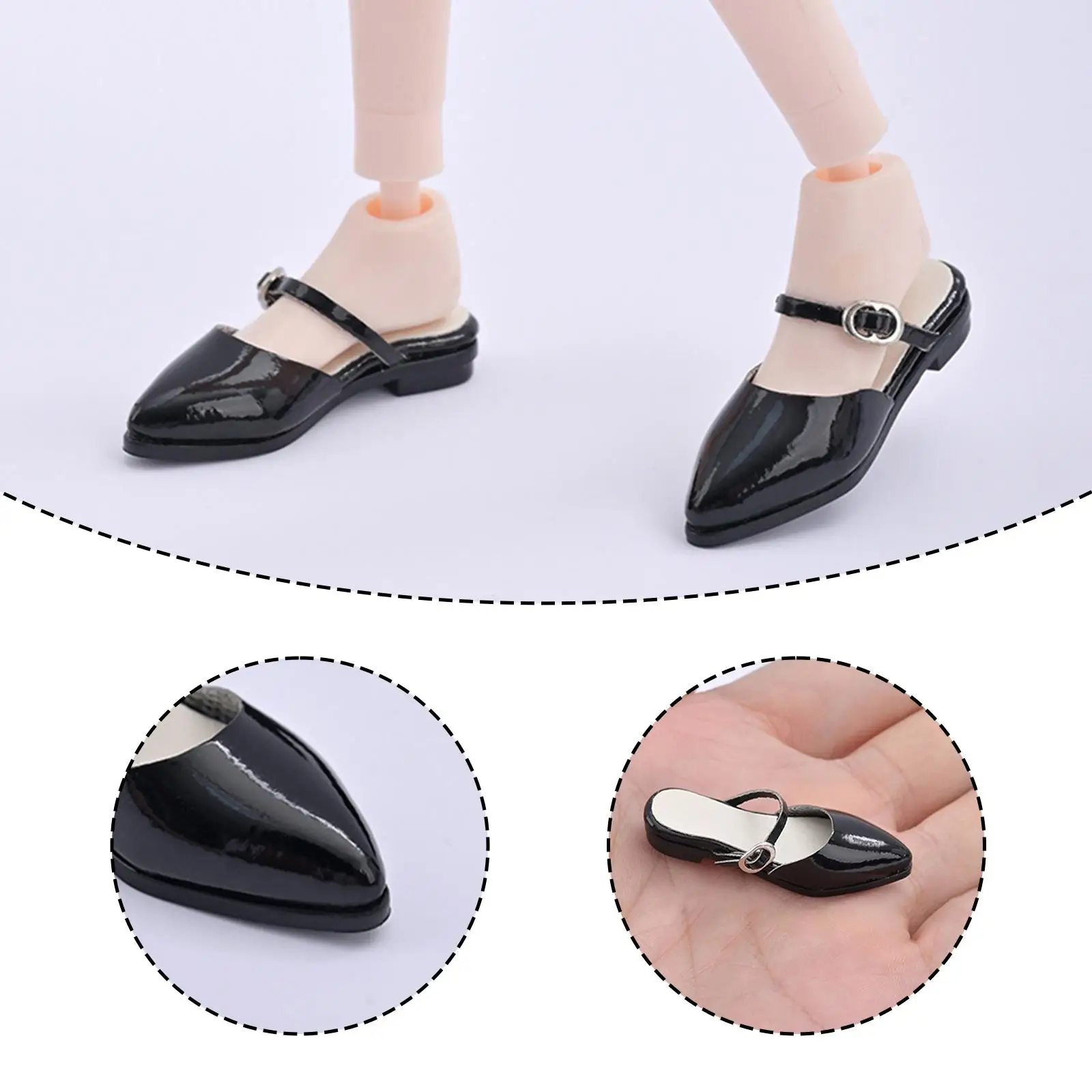 Sandalias y pantuflas para muñecas, accesorios de juego