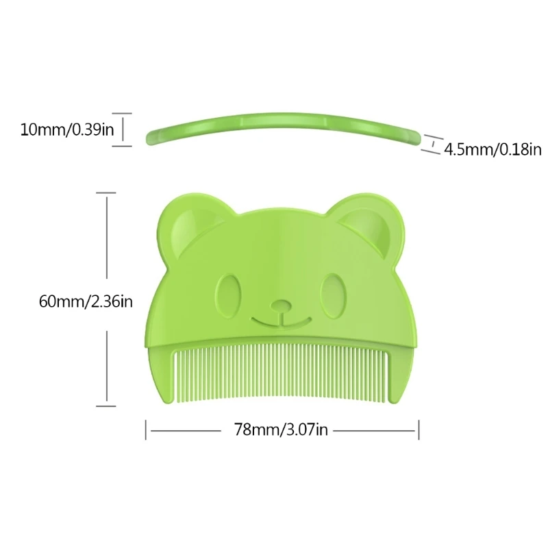 Peine suave para pelo de bebé con dientes delicados en cuna - imagen 3
