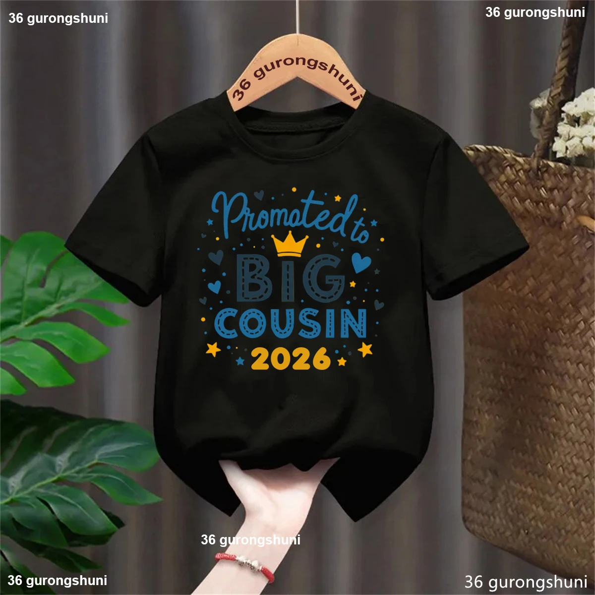 Camiseta de corona para niños y niñas con mensaje de embarazo - imagen 2
