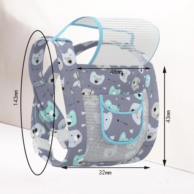Portabebés ergonómico con estampado infantil