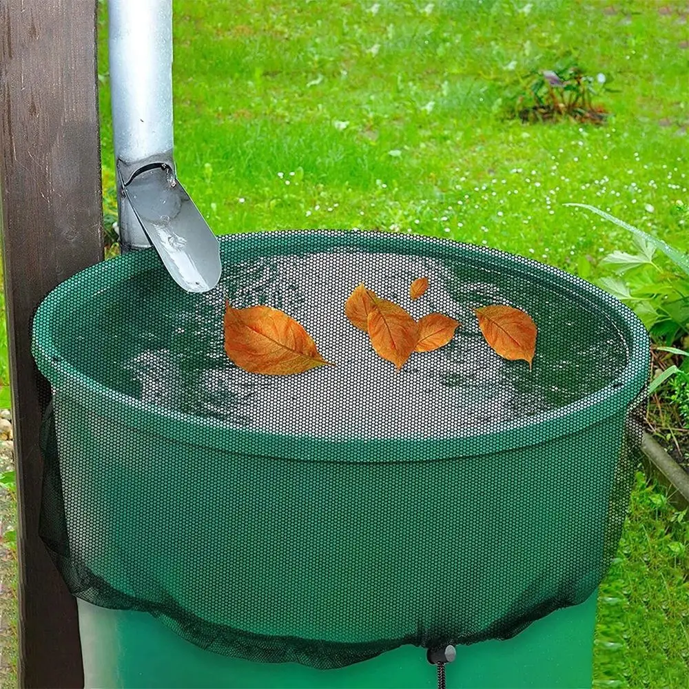 Cubierta protectora para barril de lluvia con pantalla filtrante - imagen 4