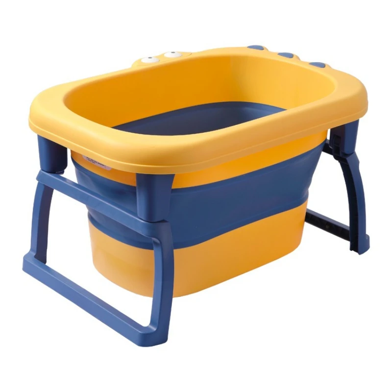 Bañera plegable antideformable para bebé con asiento extraíble - imagen 3