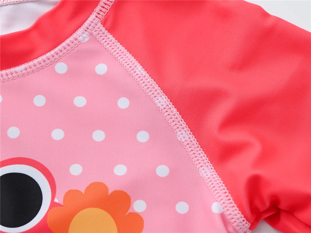 KAVKAS bañador tipo conjunto para niñas con motivo de cangrejo - imagen 3