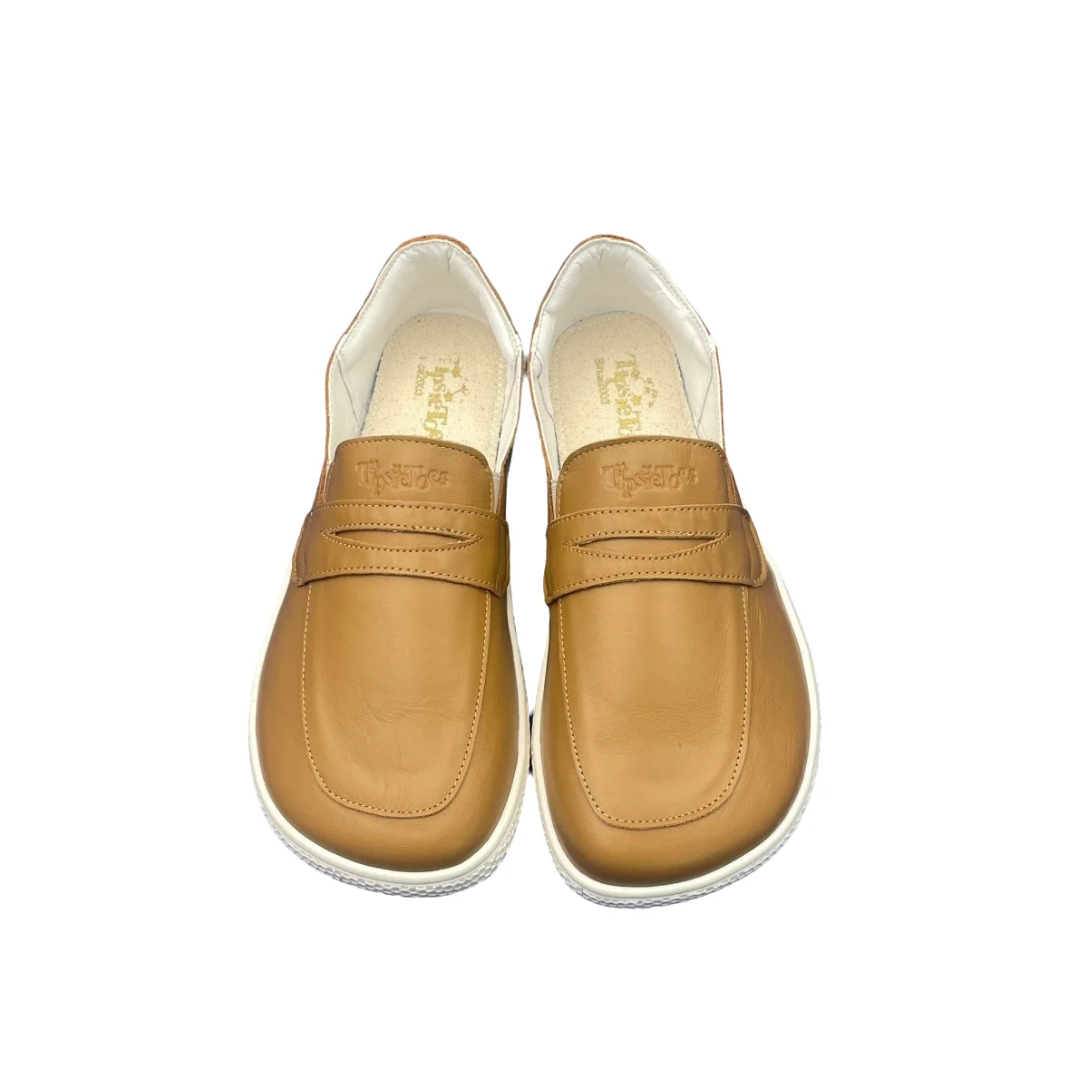 Tipsietoes 2025 Zapatillas descalzo de cuero genuino suela plana - imagen 5