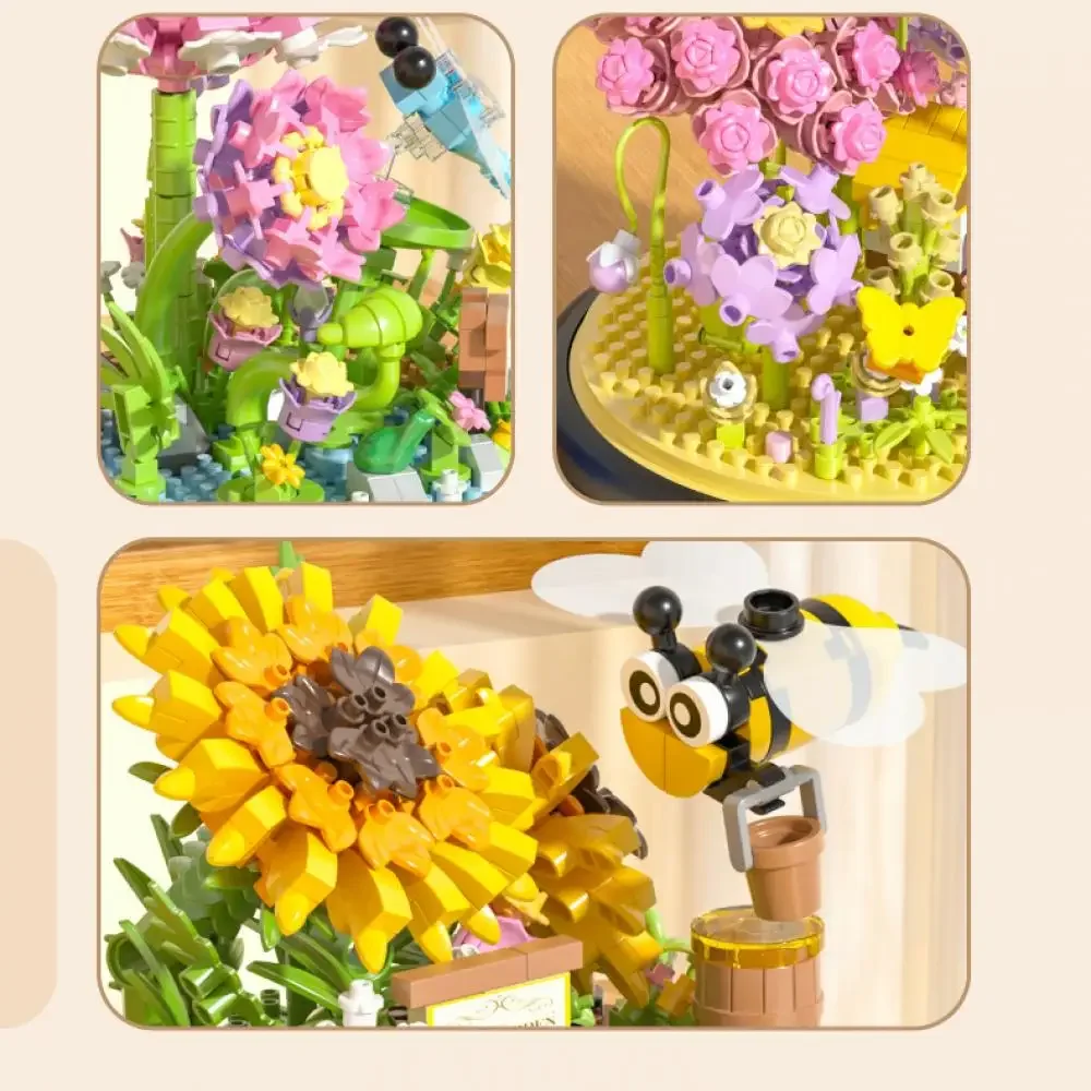 Juguete bloques de construcción con diseño de insectos para jardín - imagen 5