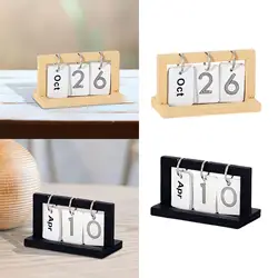 Calendario perpetuo para casa de muñecas en miniatura