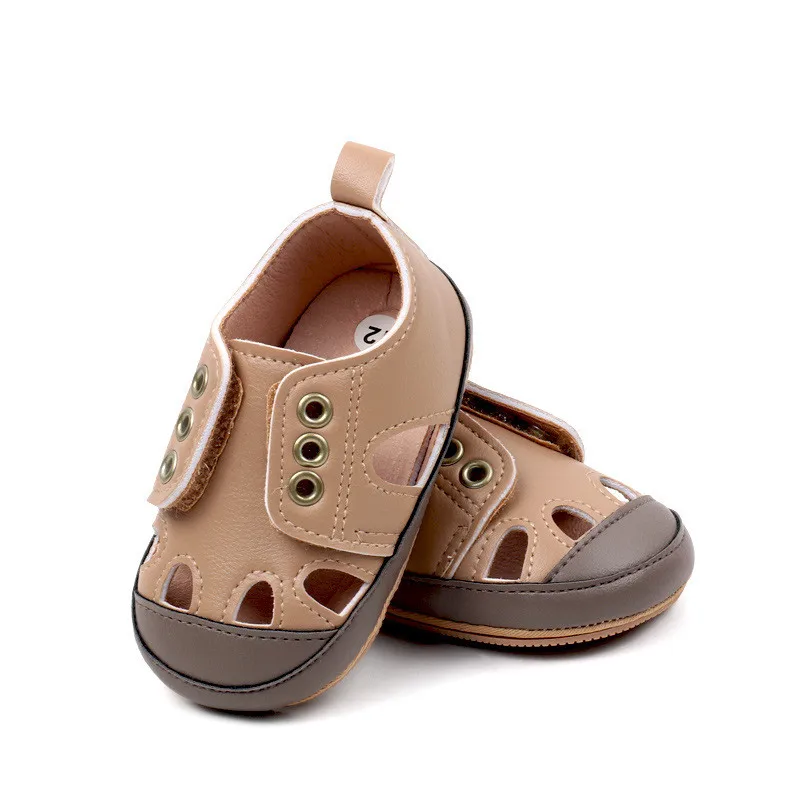 Zapatos de cuero para primeros pasos para bebé – Suela blanda - imagen 5