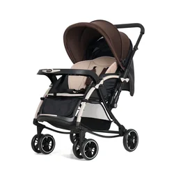 Cochecito bebé bidireccional con mecedora convertible abatible