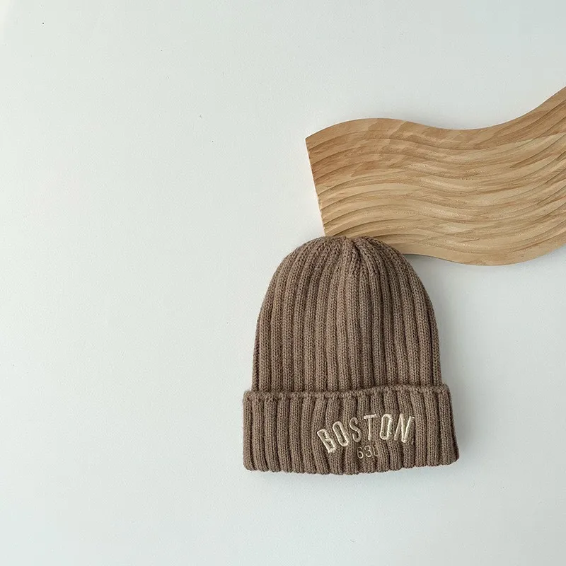 MILANCEL Gorro invernal infantil para niños con bordado de letras - imagen 5