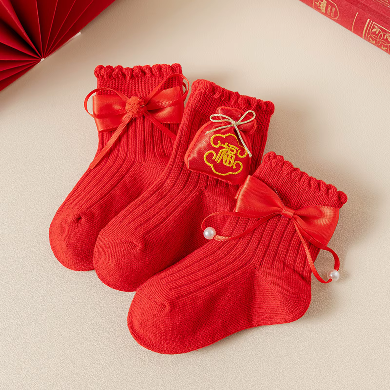 Tregren calcetines algodón bebé niño suaves – Punto liso - imagen 4