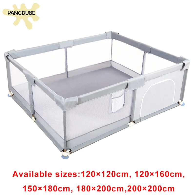 Corralito bebé grande con protector de espuma – Cerca de seguridad para niños - imagen 2