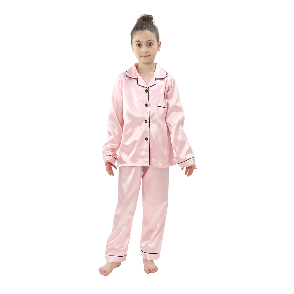 Pijama de satén tipo camisón para bebé, cómodo al dormir de noche - imagen 3