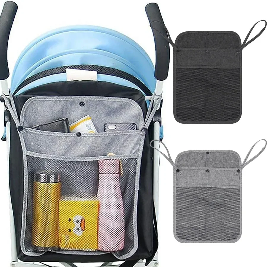 Organizador para cochecito de bebé con doble bolsillo - imagen 2