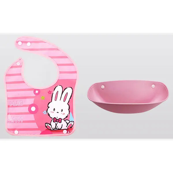 Baberos para bebé impermeables EVA bandana desmontables con dibujos - imagen 2