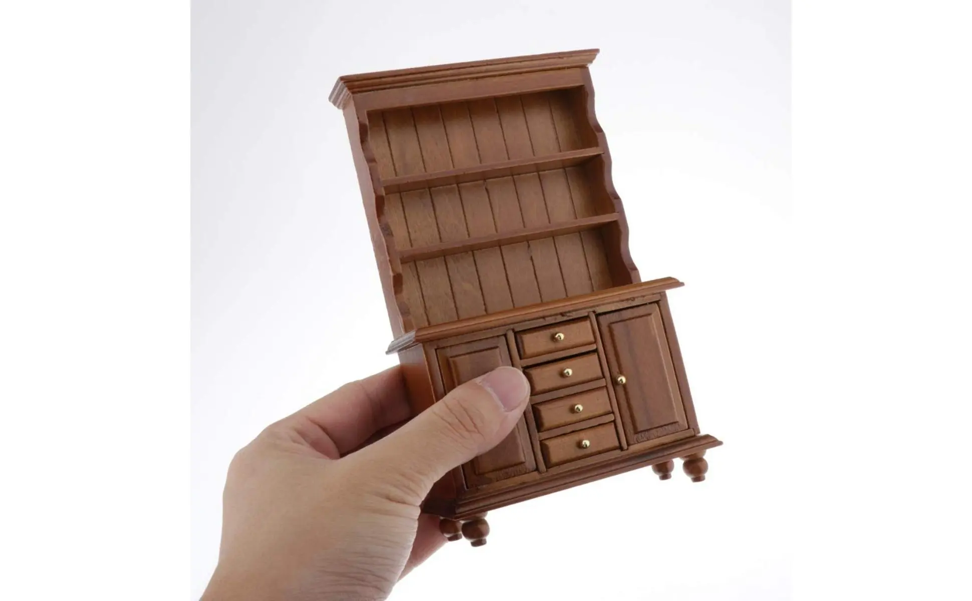 Artesanía detallada del gabinete de madera 1:12