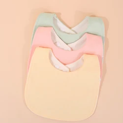 Baberos impermeables de algodón para bebé – verano suave y higiénico