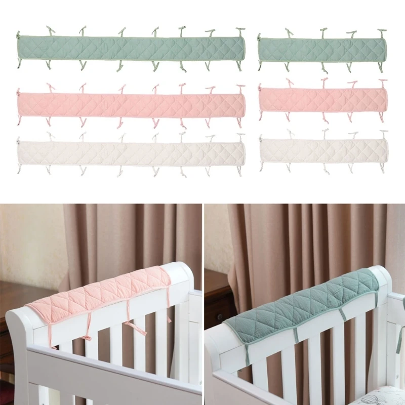 Parachoques acolchados para cuna – Protectores transpirables - imagen 3