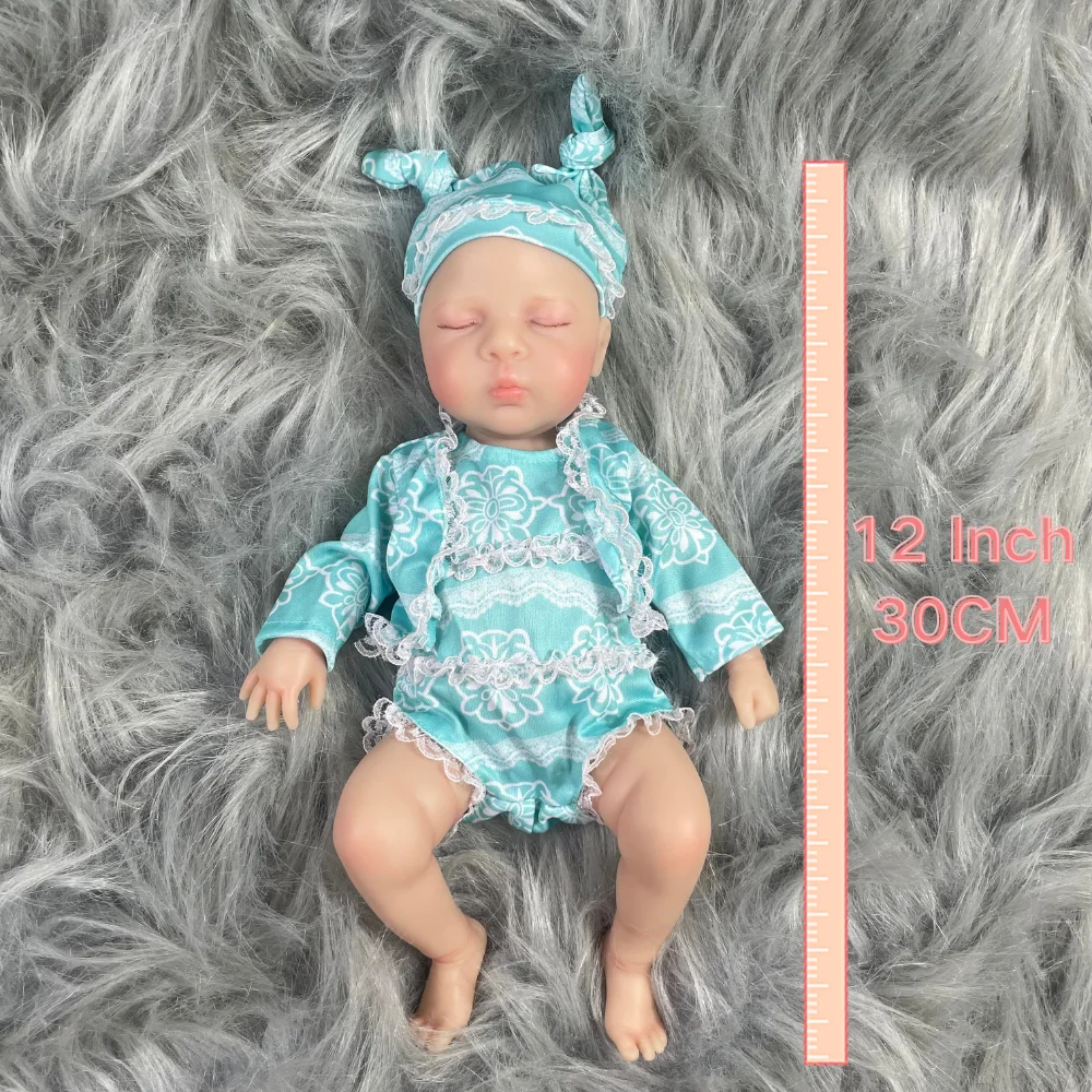 Muñeca reborn de silicona Luna realista, cuerpo suave lavable