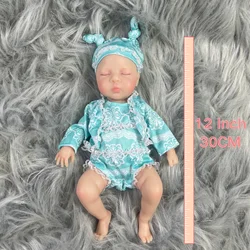 Muñeca reborn de silicona Luna realista, cuerpo suave lavable