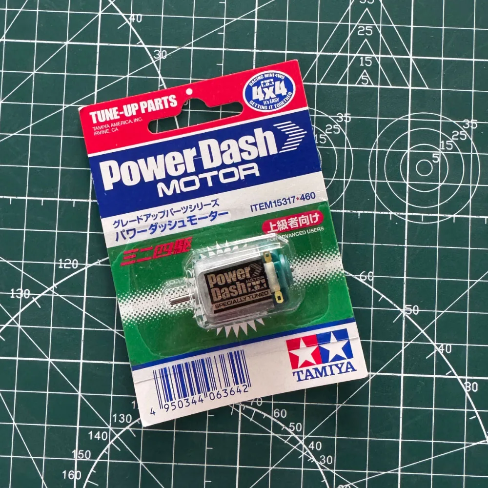 Motor original Tamiya Mini 4WD de un solo eje para carreras