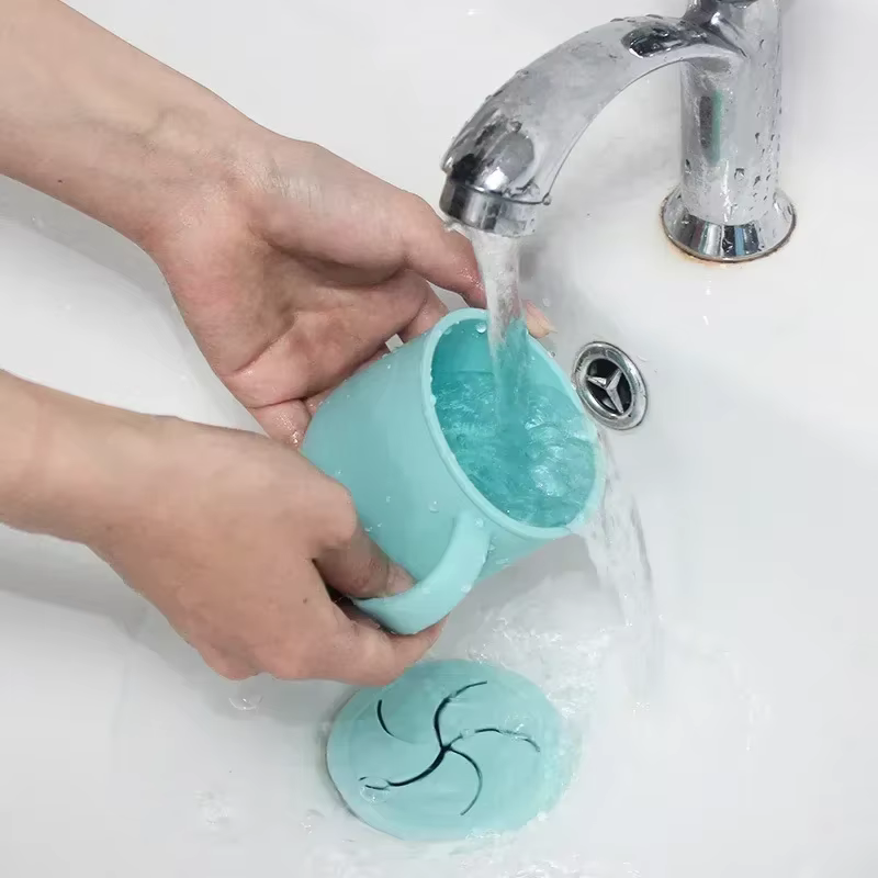 Taza para sorber infantil sin BPA – Color sólido, 200 ml, con tapa