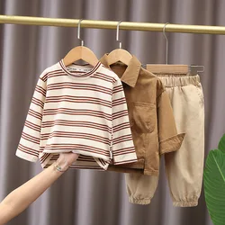 Conjunto bebé - moda coreana, camiseta y pantalón para recién nacidos