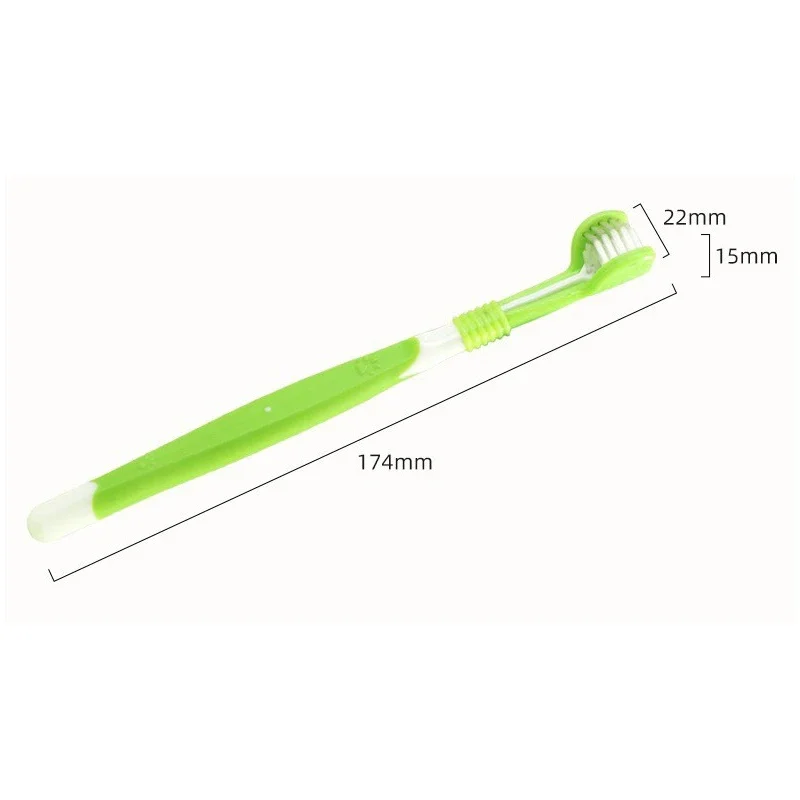 Cepillo dental de 3 caras para perros – Elimina sarro y mal aliento - imagen 2