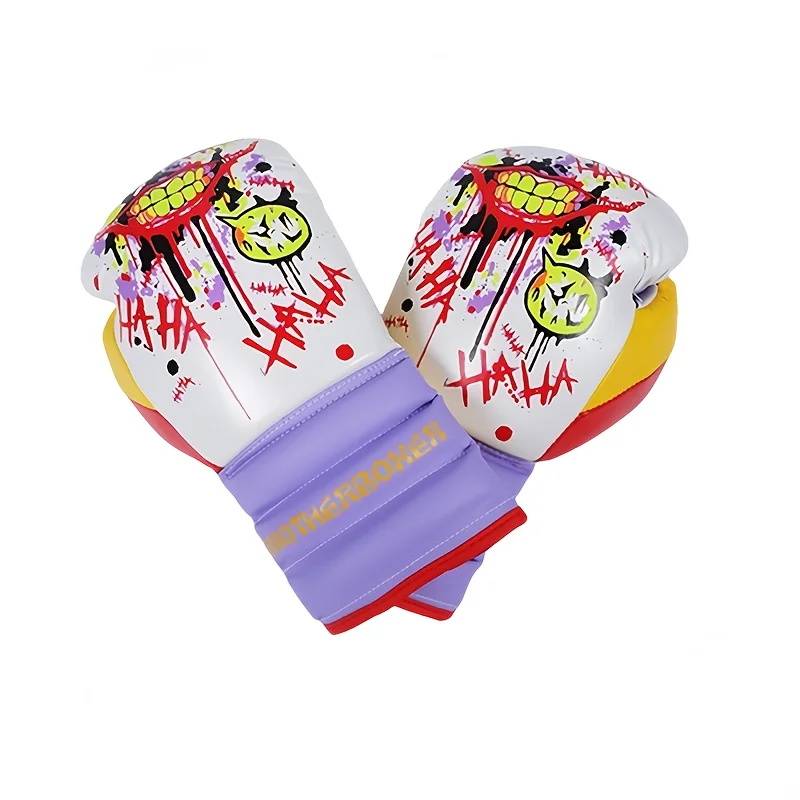 Guantes de boxeo ajustables con cordón y forro multicapa PU - imagen 4