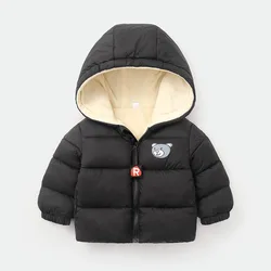 Chaqueta de plumón con capucha para niños – Abrigo cálido invierno