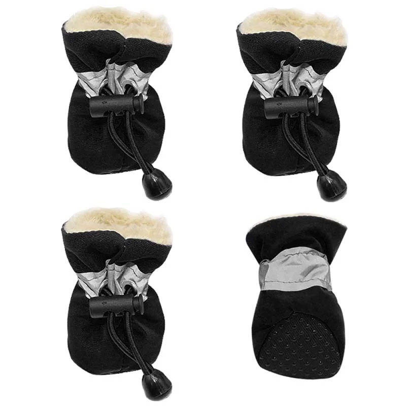 Botas impermeables para perros antideslizantes de goma cálidas invierno - imagen 5