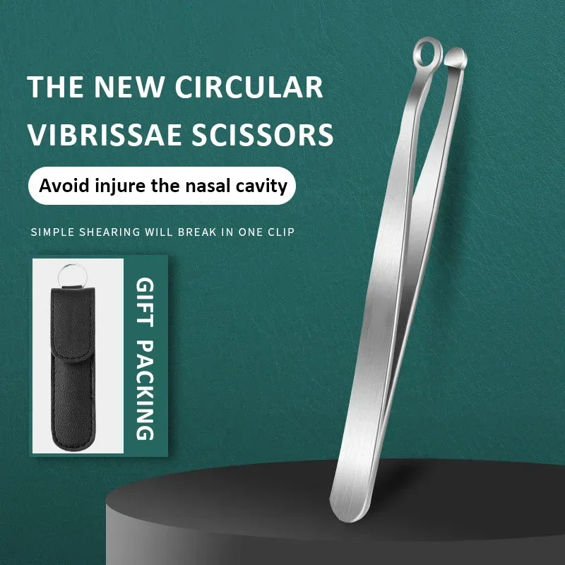 Recortador de vello nasal universal manual en acero inoxidable - imagen 2