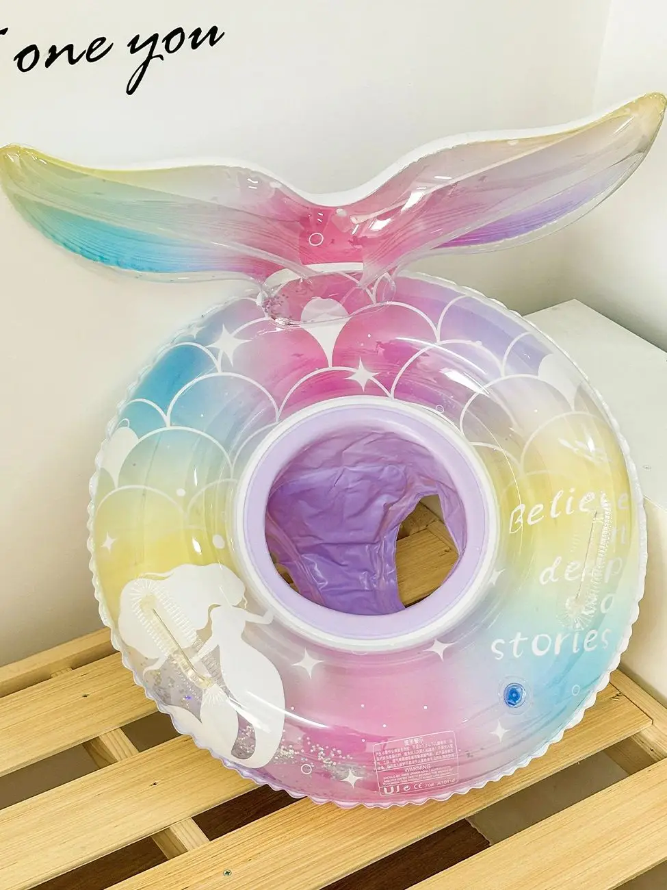 Salvavidas sirena diseño infantil flotación