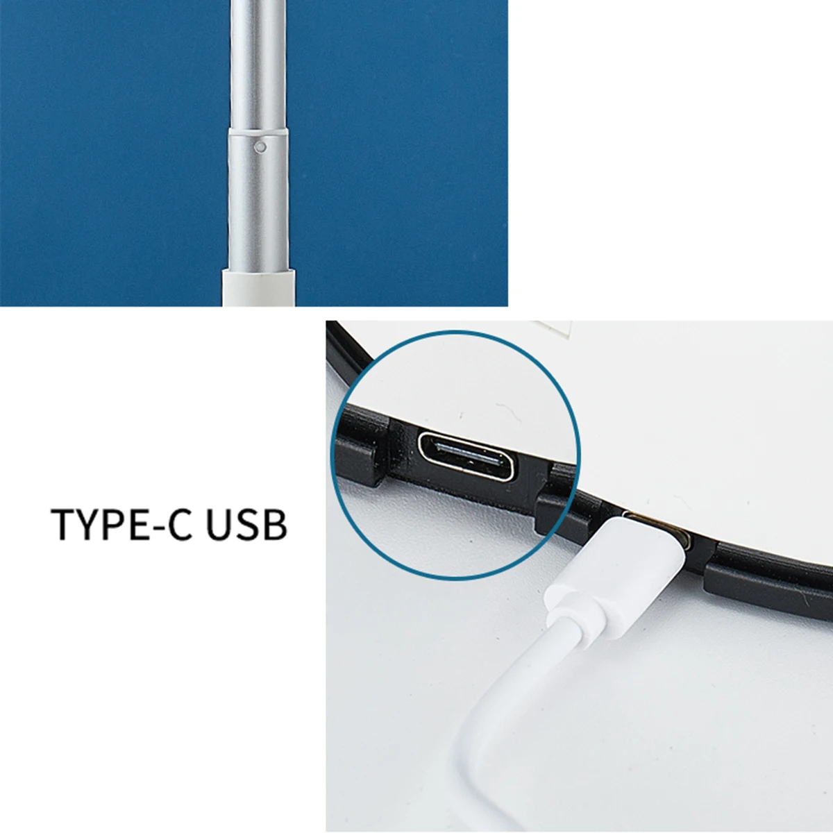 Ventilador silencioso recargable para habitación infantil – Plegable USB - imagen 3