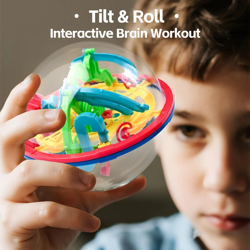Perplexus laberinto 3D esférico rompecabezas para niños - imagen 3