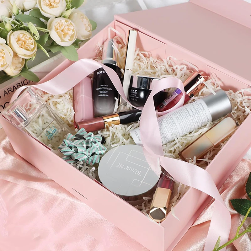 Caja de regalo magnética plegable con hierba Lafite y felicitación - imagen 2