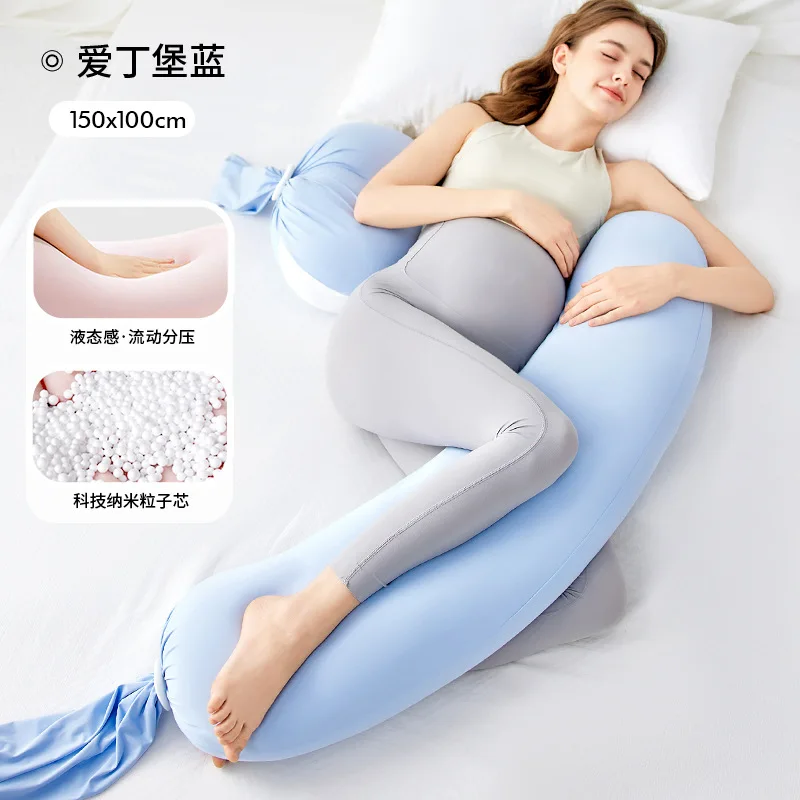 Almohada de embarazo ajustable con soporte lumbar y abdominal - imagen 5