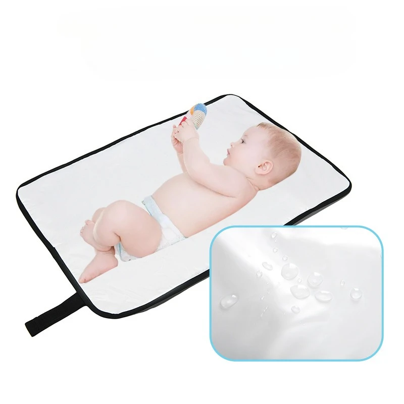 Alfombrilla para cambiar pañales plegable portátil para bebé de viaje - imagen 4