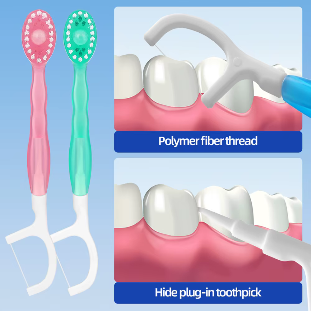 Cepillo dental desechable infantil con frescor para niños - imagen 2