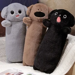 Almohada peluche de perro largo suave para siestas infantiles