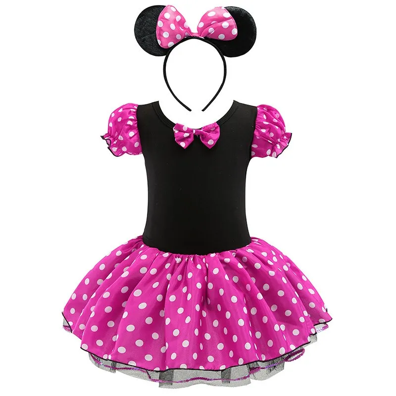 Pettiskirt Minnie Disney para niña – Vestido de lunares verano - imagen 3