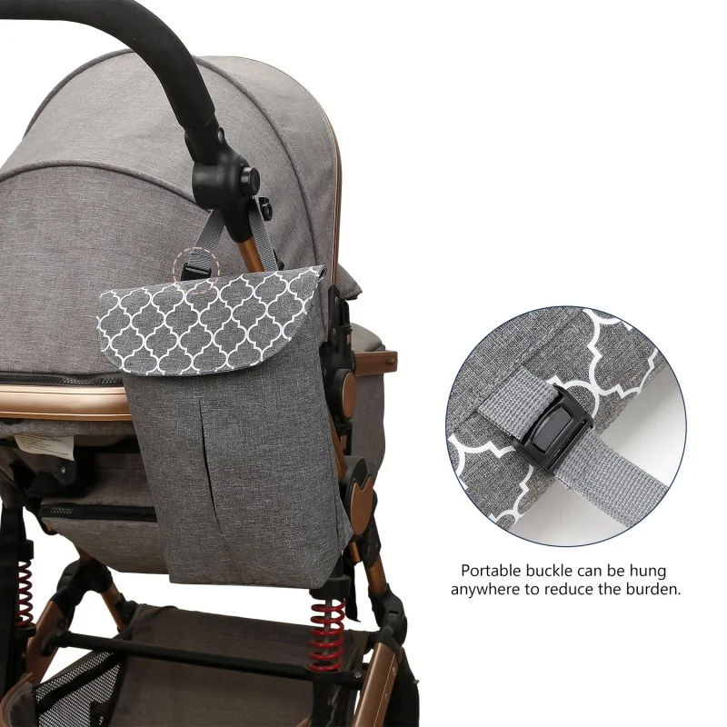 Bolsa impermeable para pañales y accesorios de viaje del bebé - imagen 5