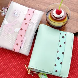 Correa elástica para cuaderno planificador con estrellas