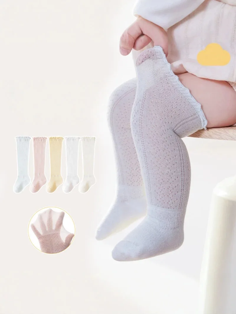 Calcetines de verano finos para bebé – medias malla transpirables