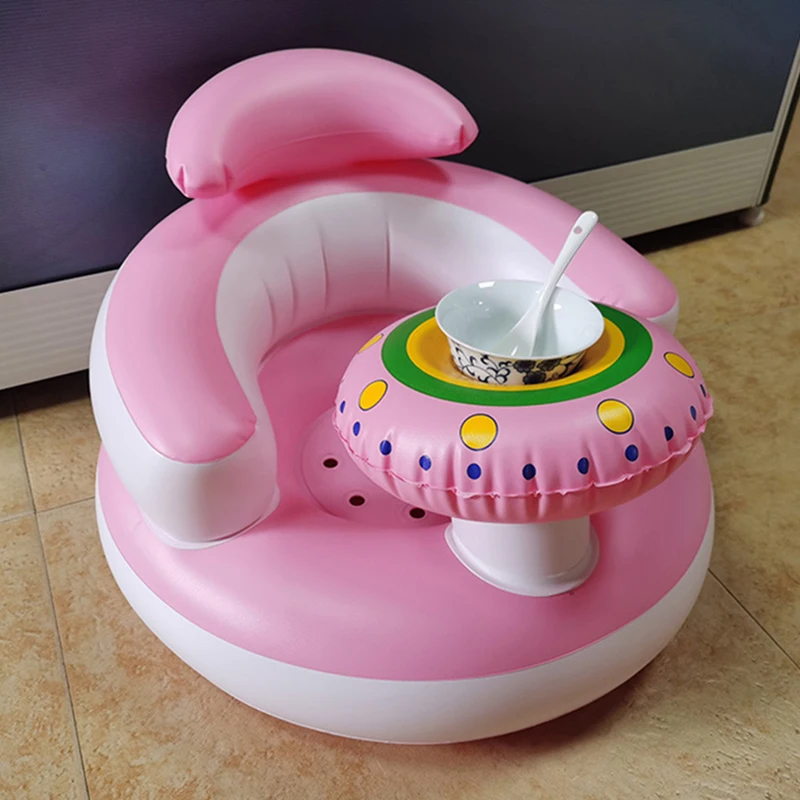 Silla infantil inflable plegable para bebés y niños pequeños - imagen 3
