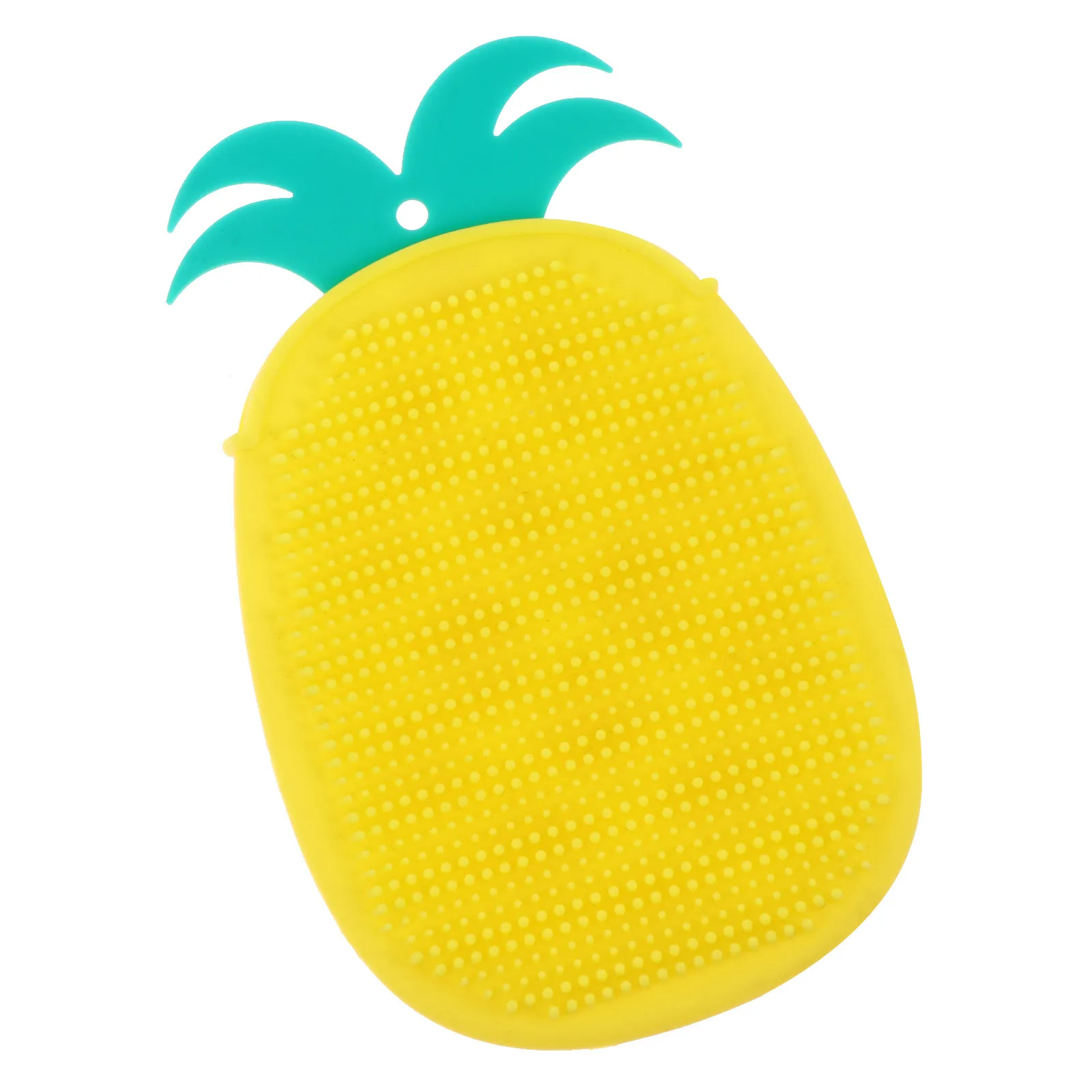Cepillo de silicona para bebés exfoliante masajeador de baño